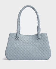 Tsubaki Woven Shoulder Tote in Powder Blue - view 1