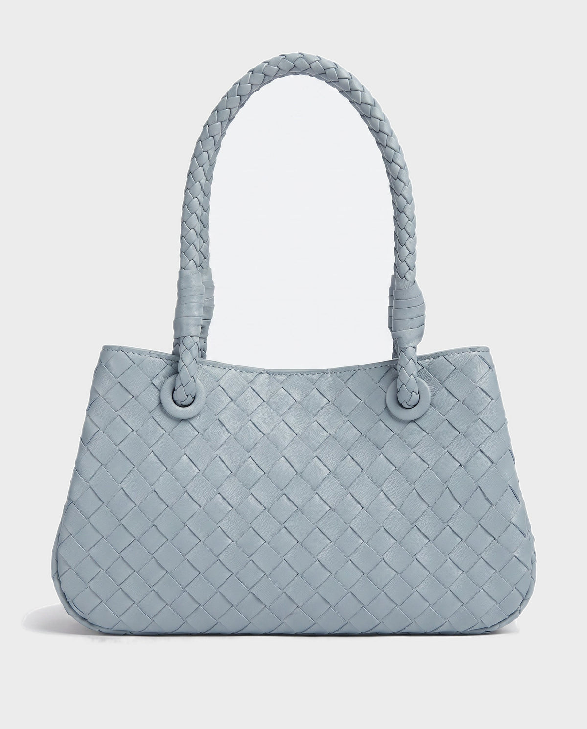 Tsubaki Woven Shoulder Tote in Powder Blue - view 1