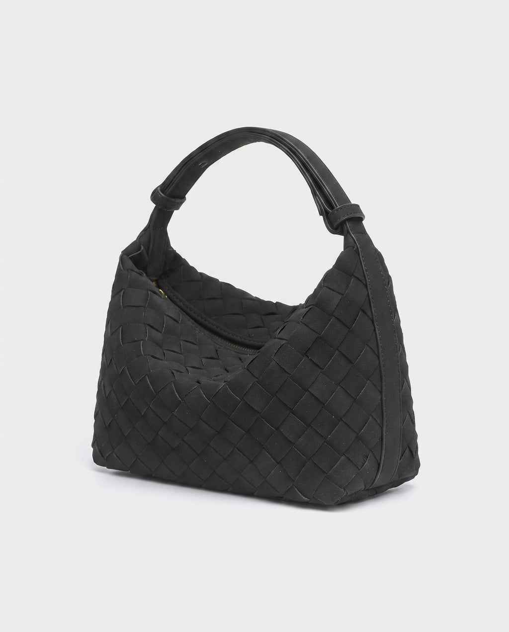Kiyomi Woven Mini Hobo in Black