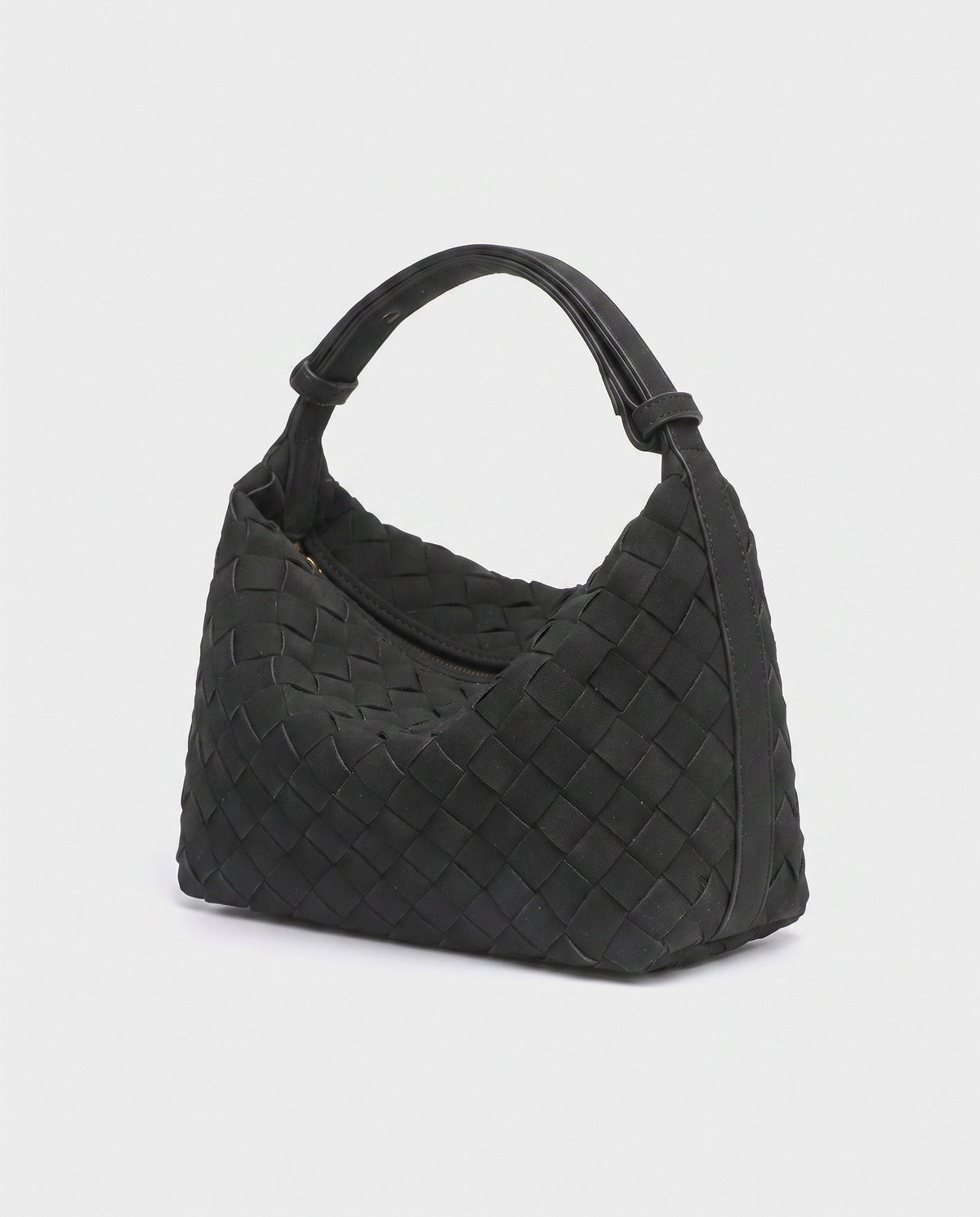 Kiyomi Woven Mini Hobo in Black