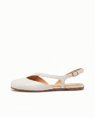 Hotaru Tabi Slingback in White