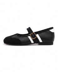 Akari Tabi Two-Tone Mary Jane in Black