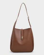 Kasumi Turn-Lock Shoulder Bag in Caramel - view 1