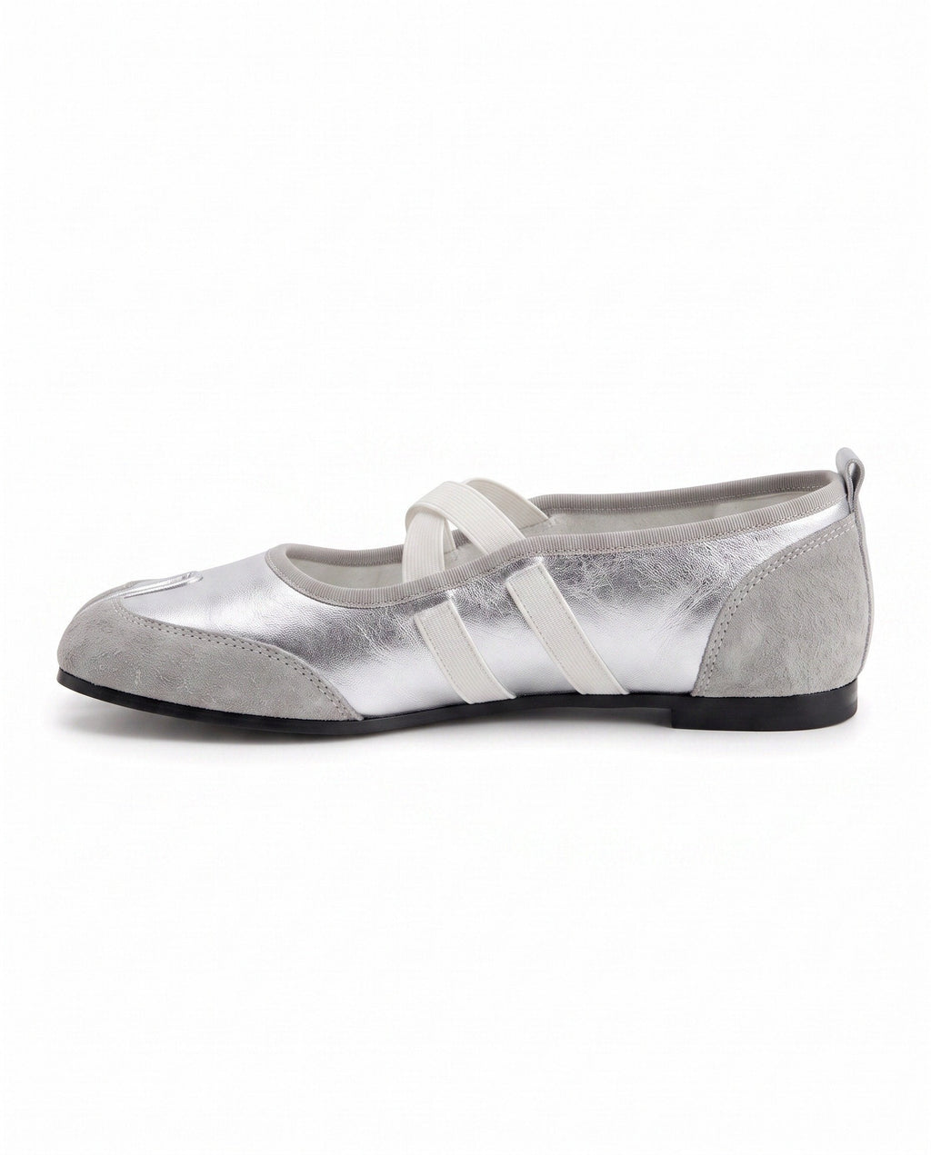 Tomoe Tabi Stripe Mary Jane in White