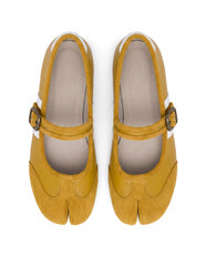 Akari Tabi Two-Tone Mary Jane in Yellow