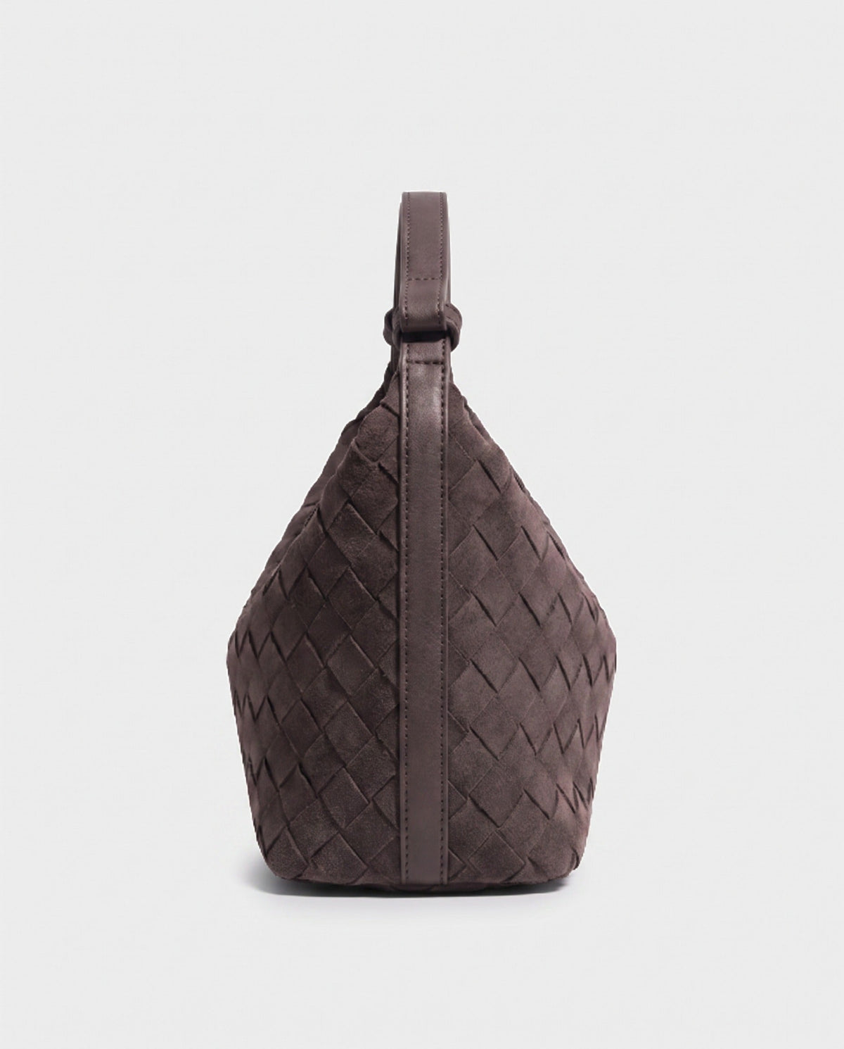 Kiyomi Woven Mini Hobo in Espresso