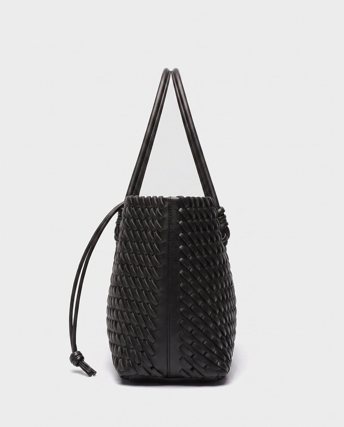 Rei Woven East-West Tote in Black