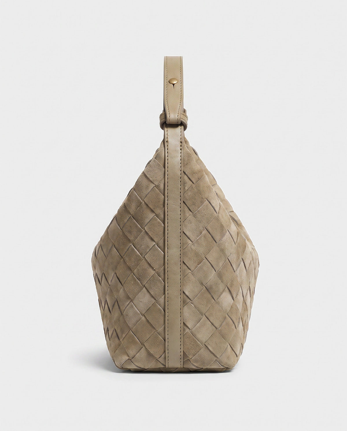 Kiyomi Woven Mini Hobo in Khaki