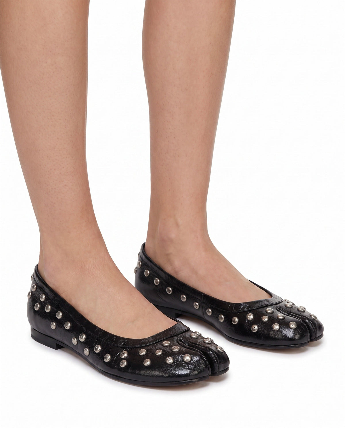 Hoshi Tabi Studded Ballet Flat in Black