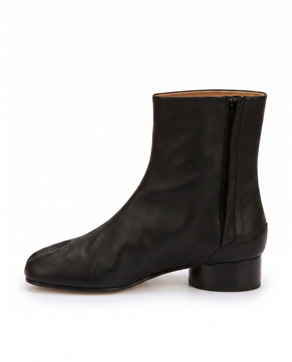 Nara Tabi Low Ankle Boot in Black
