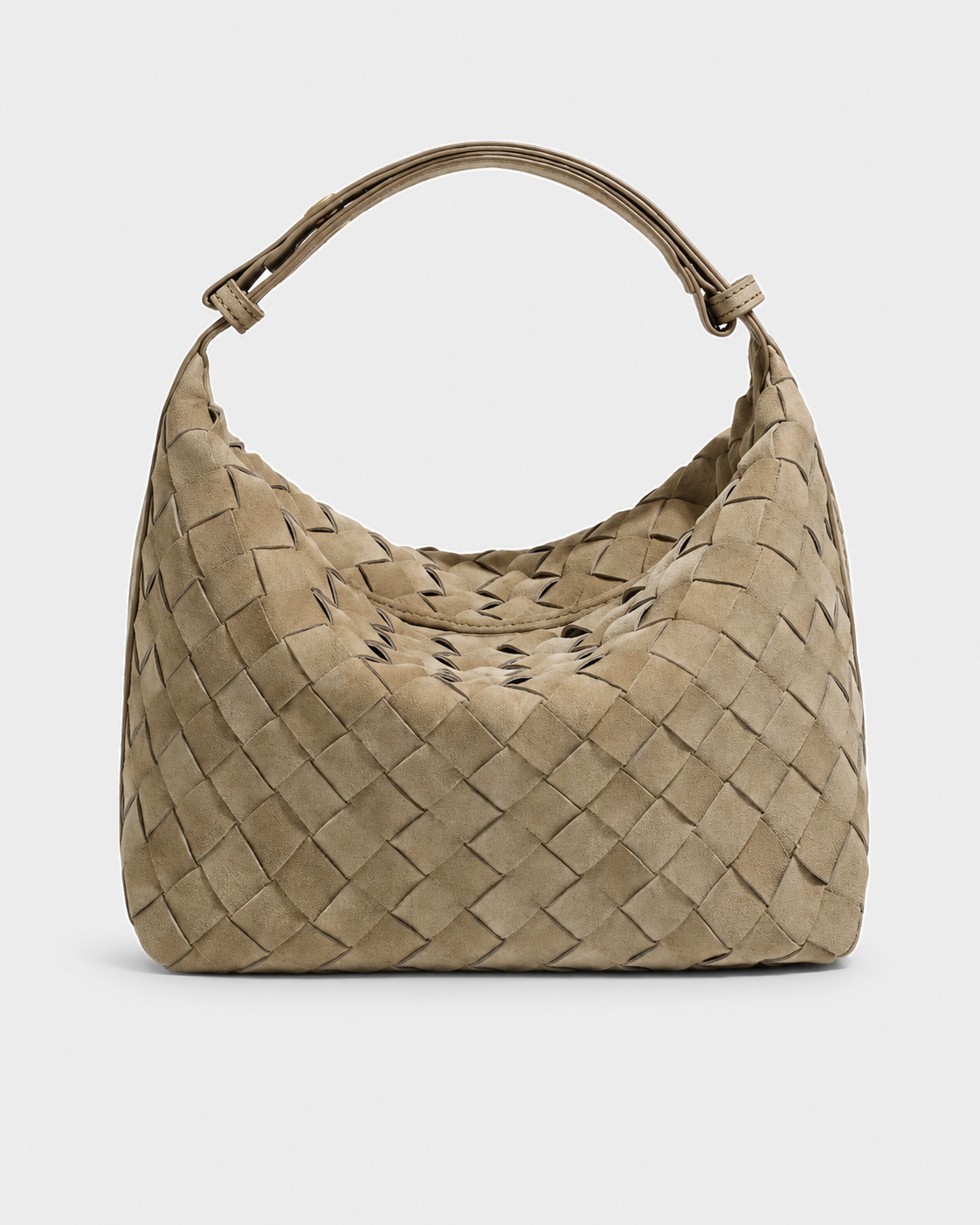 Kiyomi Woven Mini Hobo in Khaki