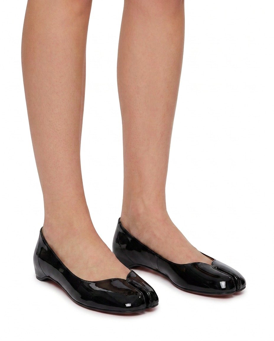 Maiko Tabi Ballet Flat in Black