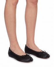 Airi Tabi Ballet Flat in Black