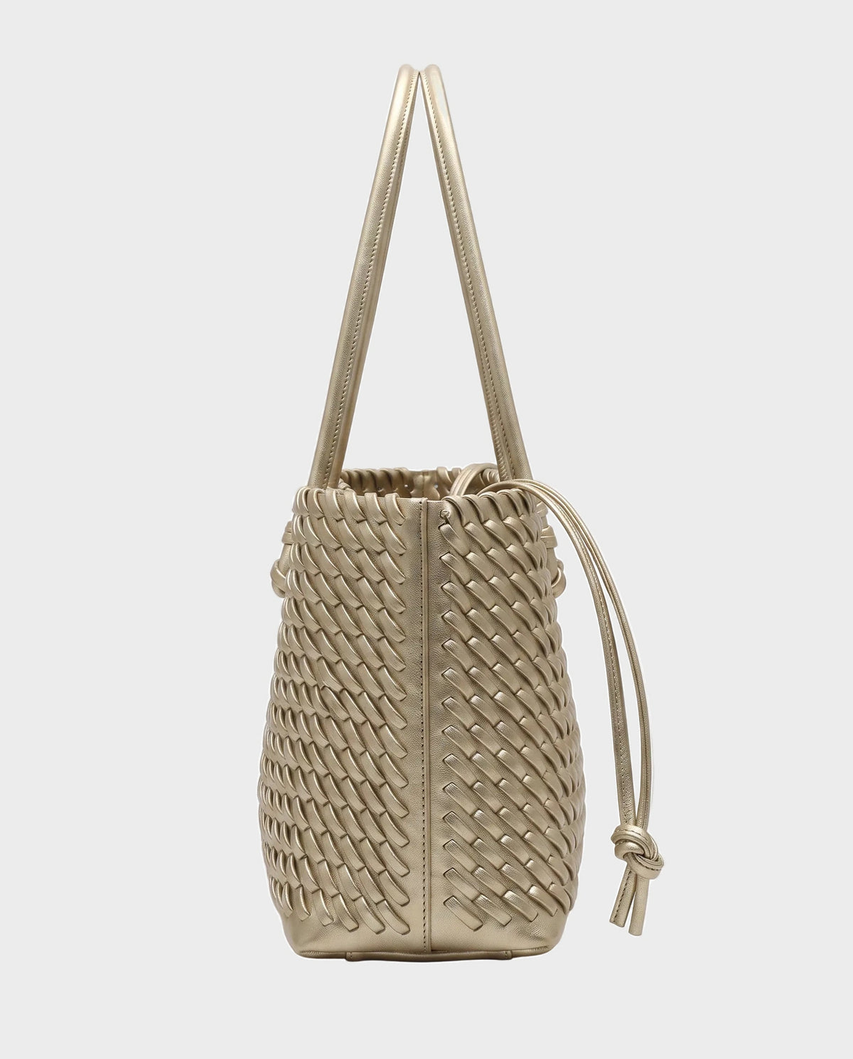 Rei Woven East-West Tote in Gold - view 2