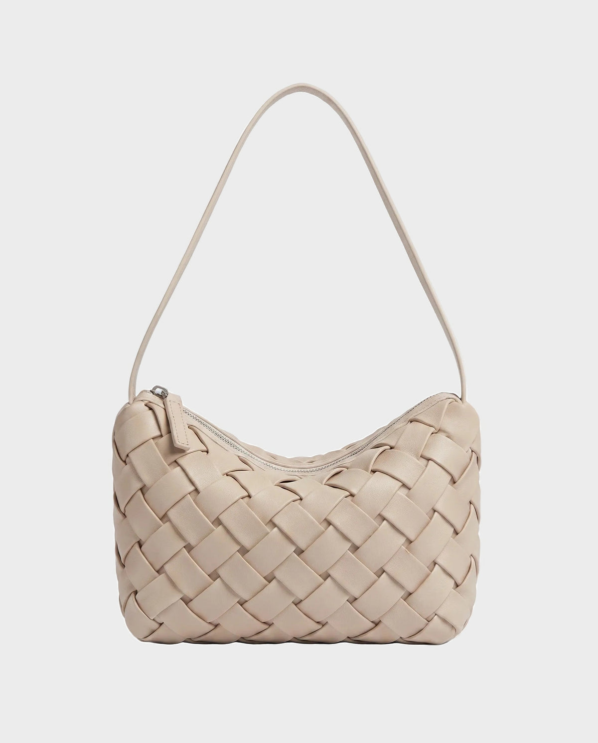 Umi Woven Slouch Hobo in Cream