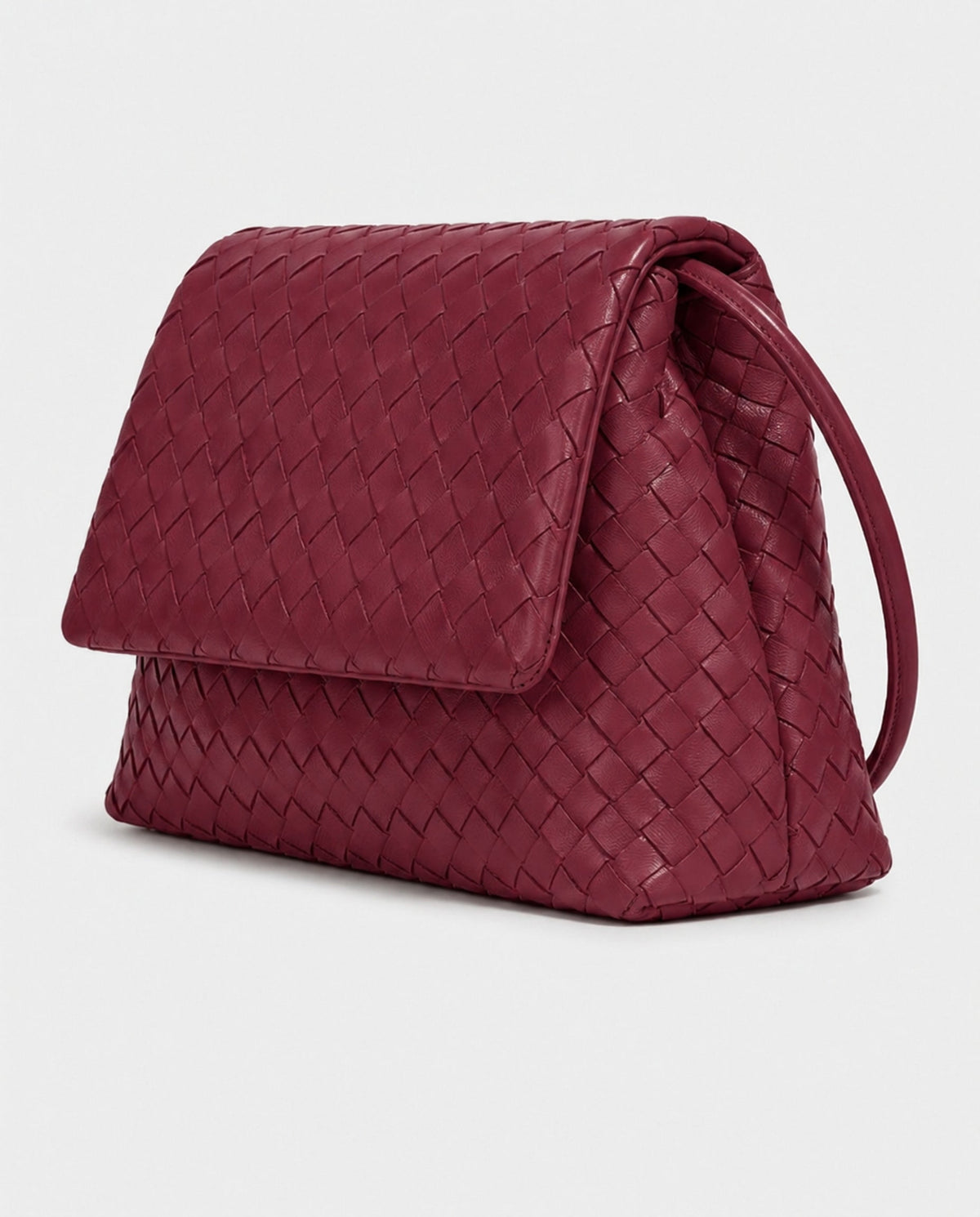 Yayoi Ring-Handle Bag in Red
