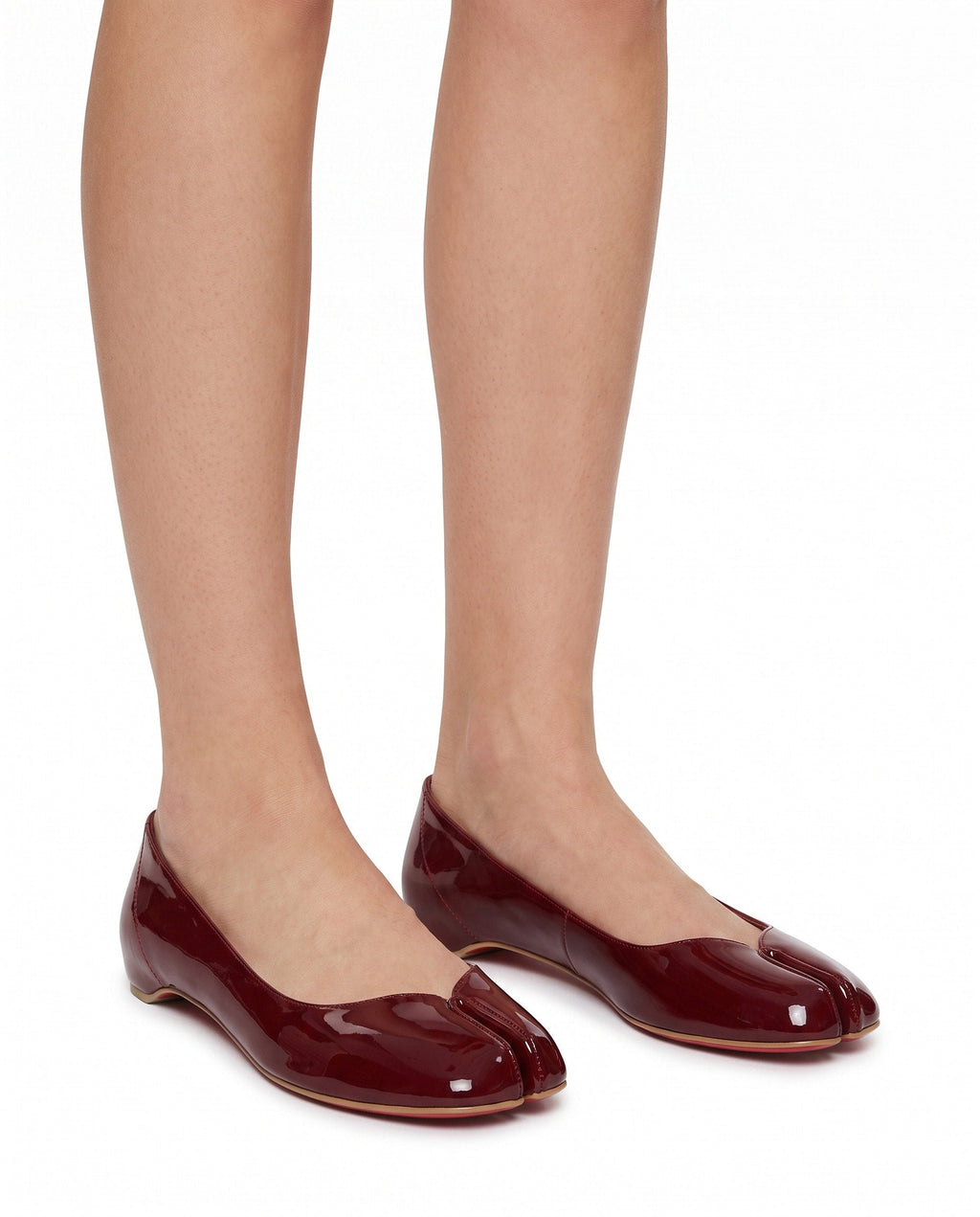 Maiko Tabi Ballet Flat in Wine