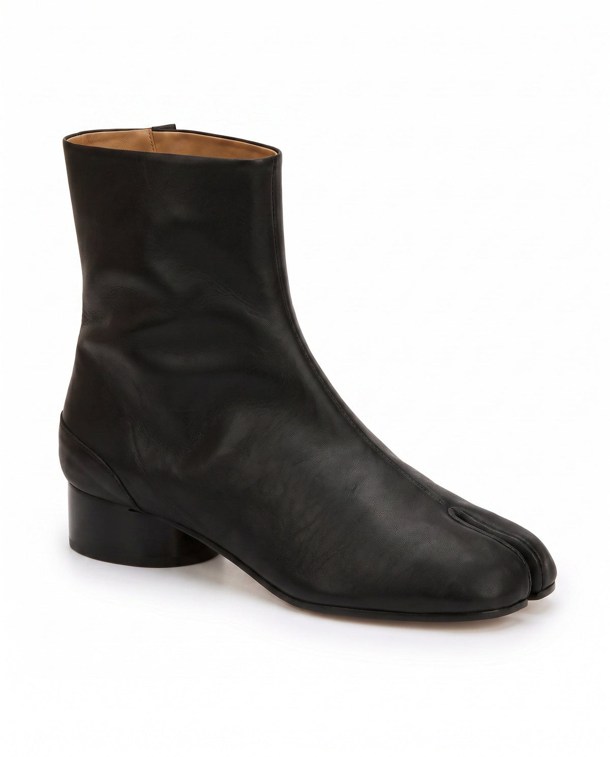 Nara Tabi Low Ankle Boot in Black