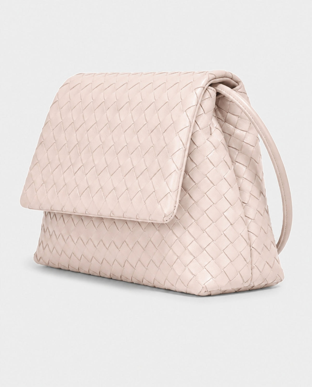 Yayoi Ring-Handle Bag in Cream