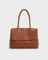 Riko Flap Shoulder Bag in Cognac - view 1