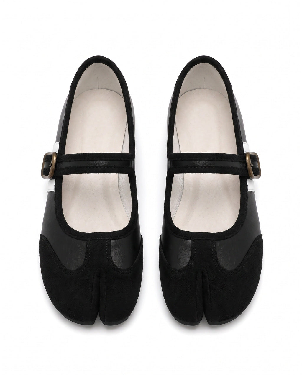 Akari Tabi Two-Tone Mary Jane in Black