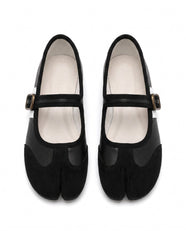 Akari Tabi Two-Tone Mary Jane in Black