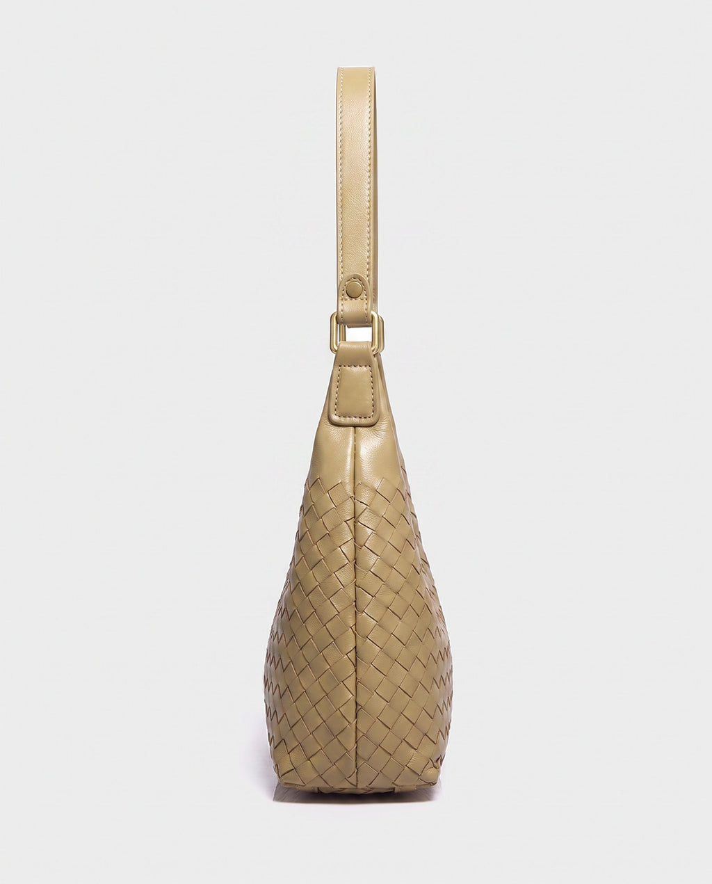 Seri Woven Shoulder Bag in Khaki