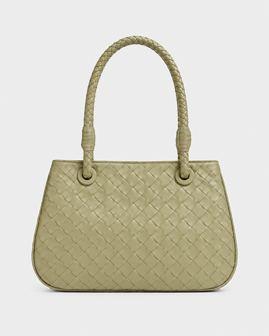 Tsubaki Woven Shoulder Tote in Sage