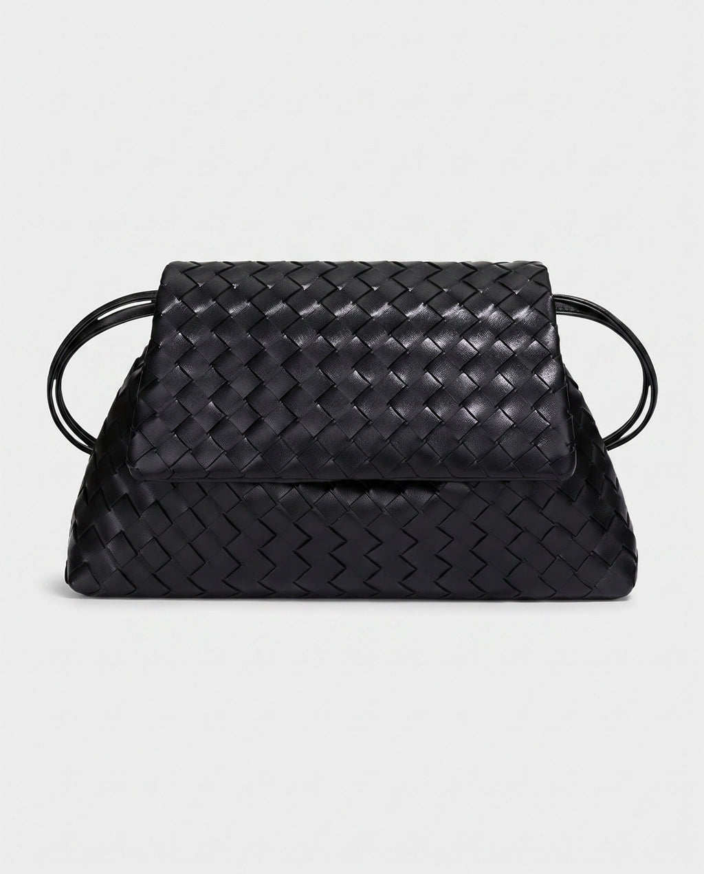 Yayoi Ring-Handle Bag in Black