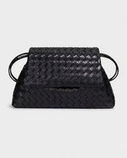 Yayoi Ring-Handle Bag in Black