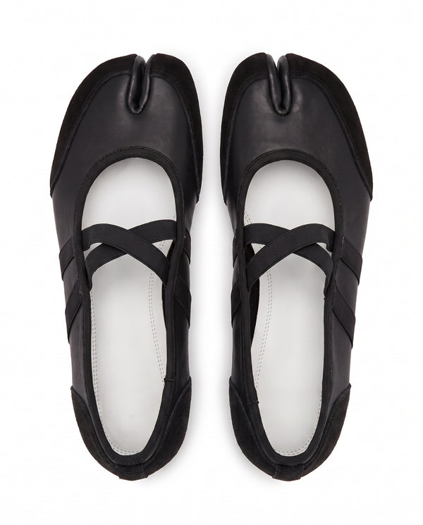 Sana Tabi Mary Jane in Black, topdown