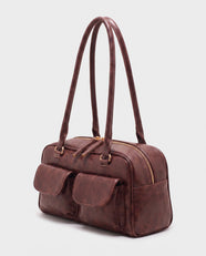 Nanami Bowler Bag in Oxblood
