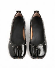 Tamaki Tabi Studded Ballerina in Black
