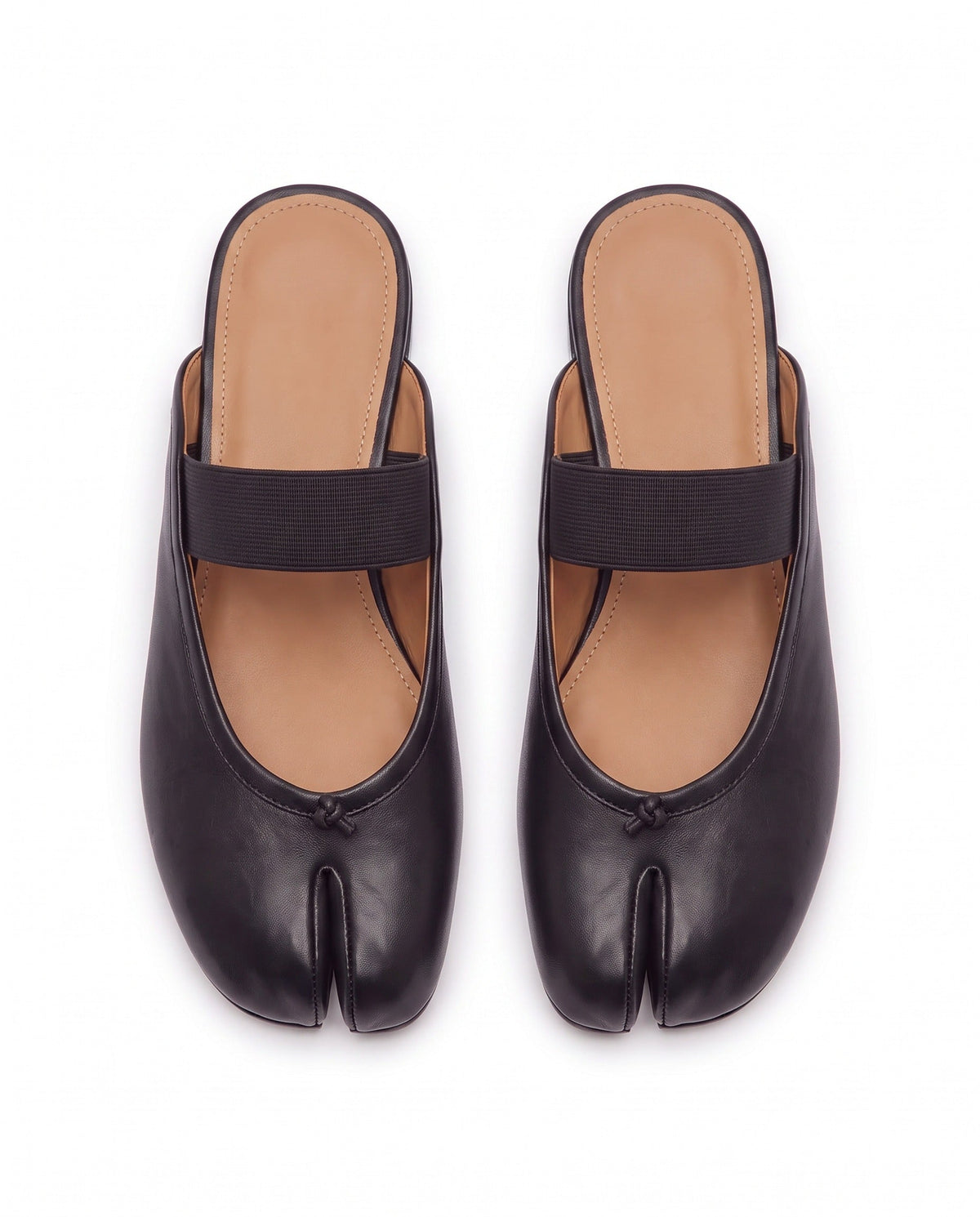 Momo Tabi Ballet Mary Jane in Black