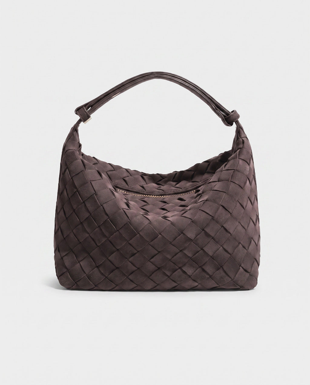 Kiyomi Woven Mini Hobo in Espresso