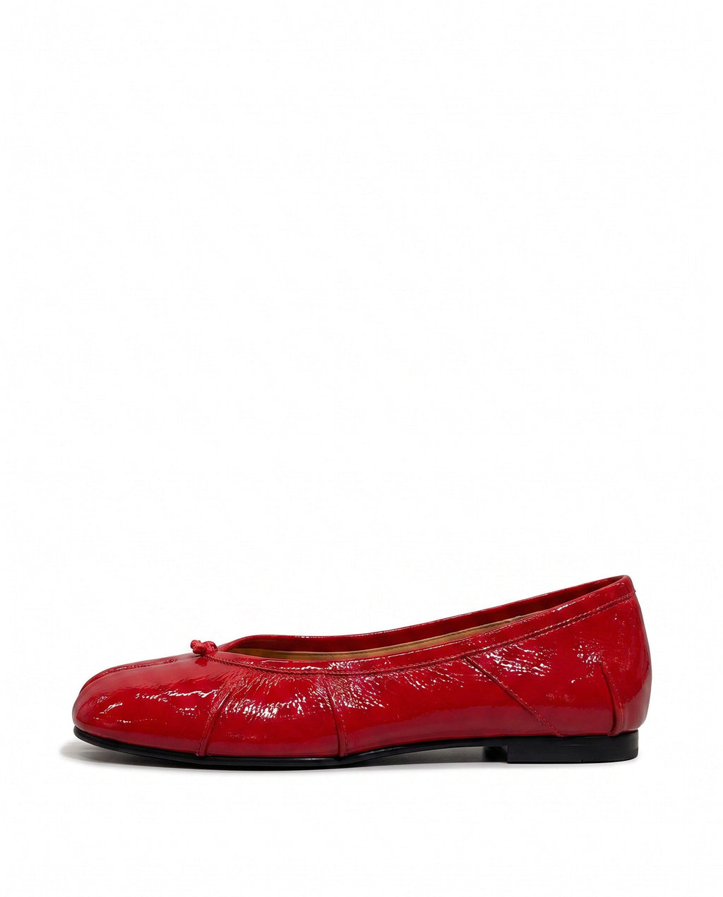 Saya Tabi Ballet Flat in Red