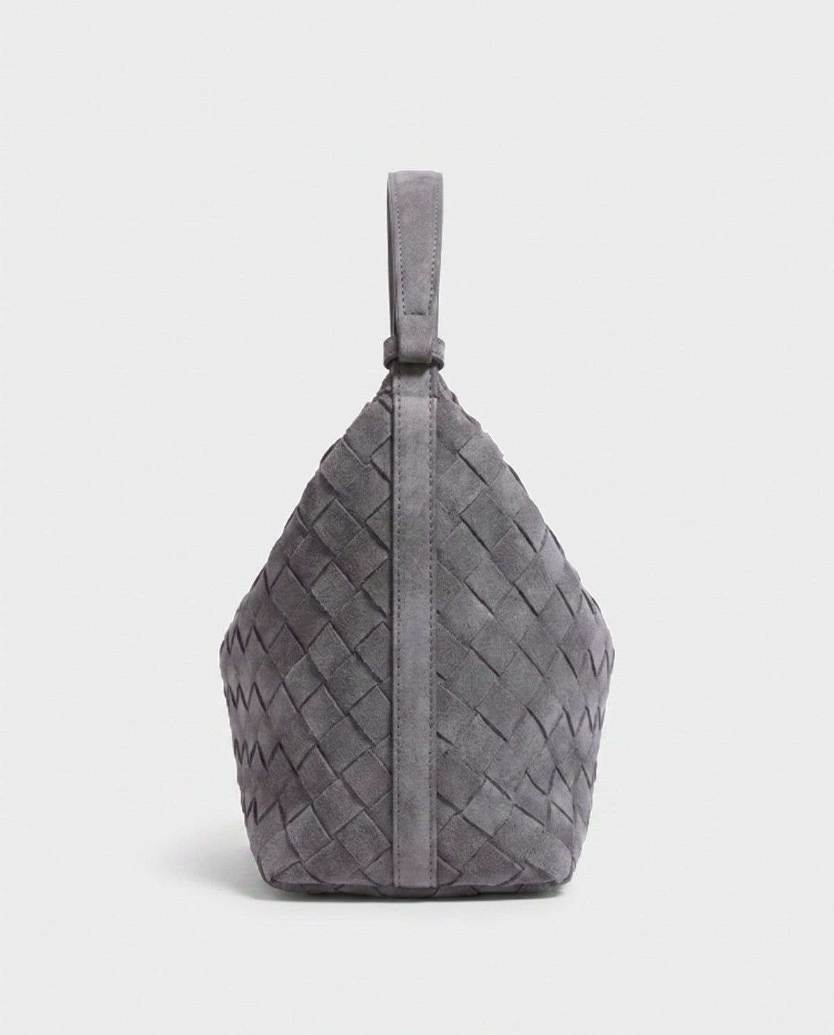 Kiyomi Woven Mini Hobo in Grey