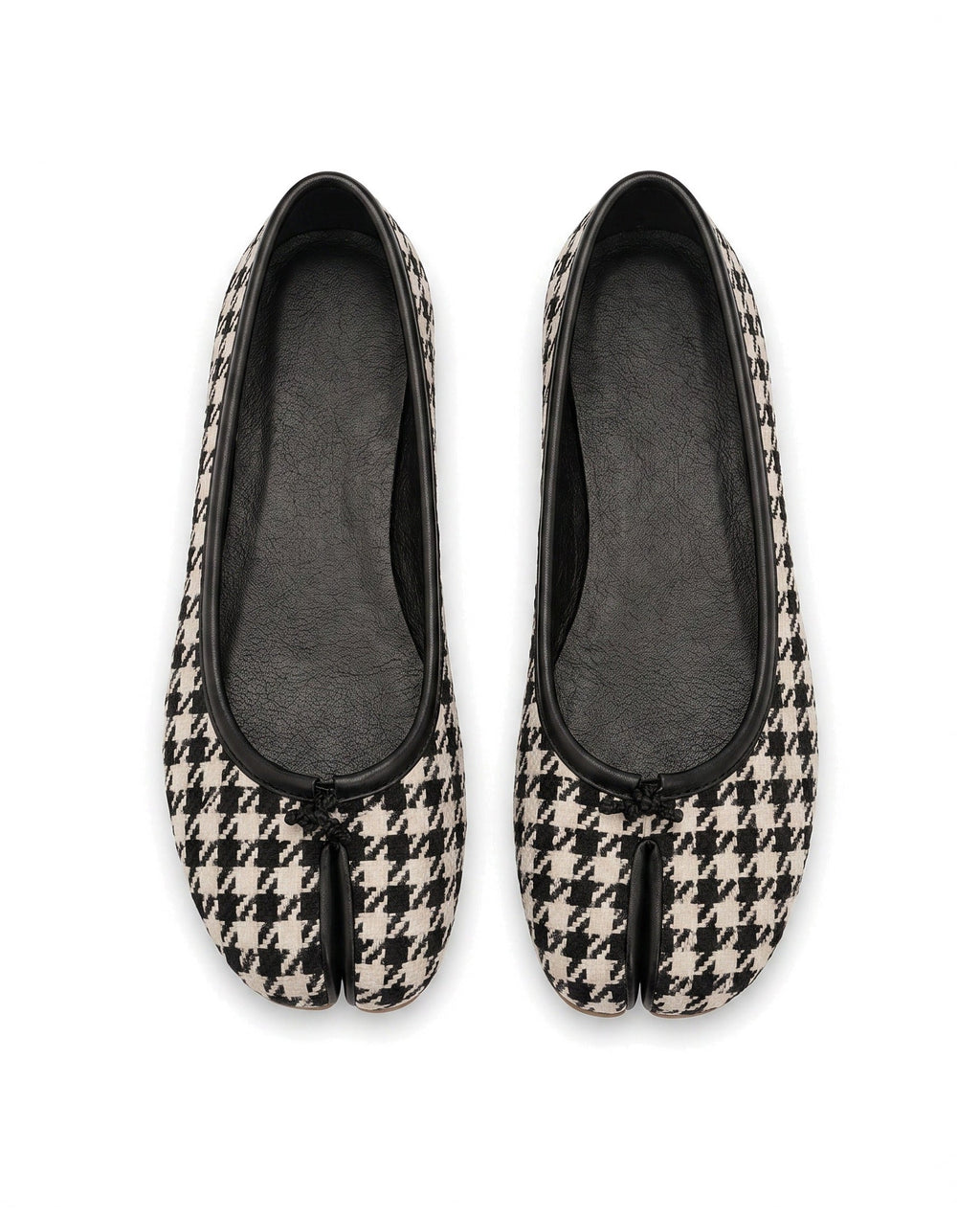 Ayame Tabi Ballet Flat in Houndstooth