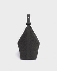 Kiyomi Woven Mini Hobo in Black