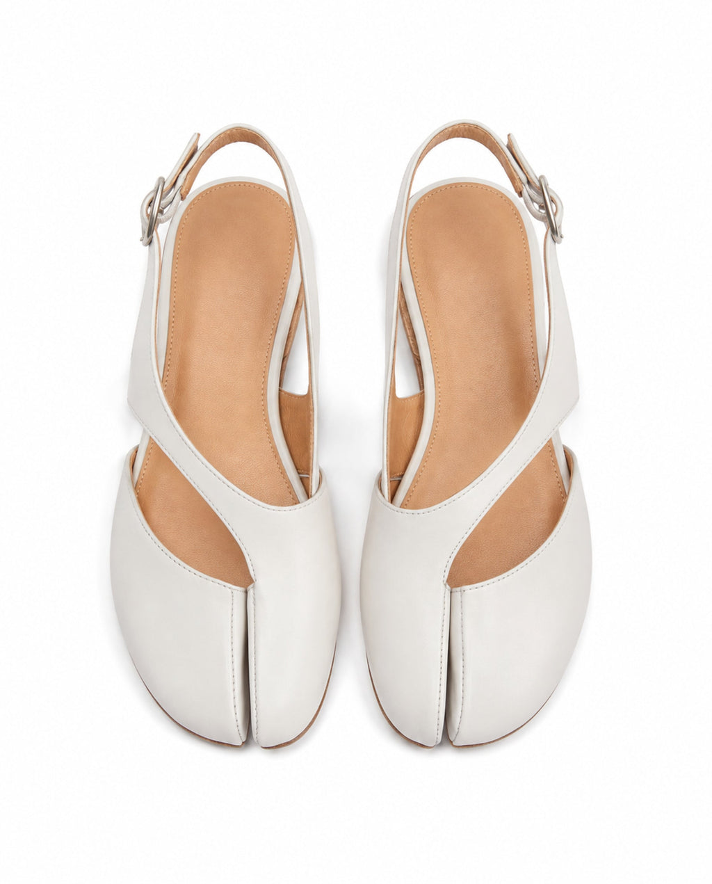 Hotaru Tabi Slingback in White