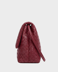 Yayoi Ring-Handle Bag in Red