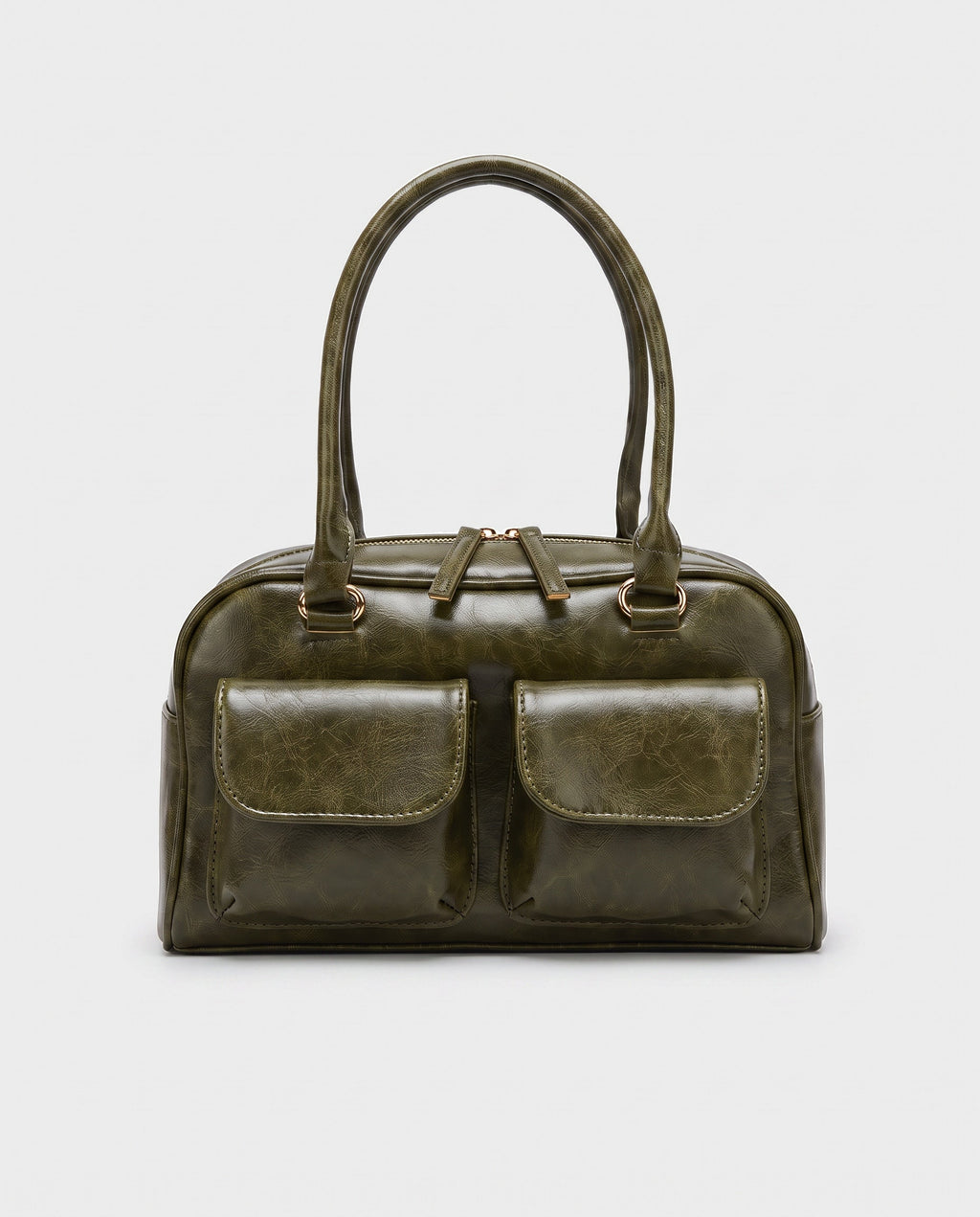 Nanami Bowler Bag in Olive
