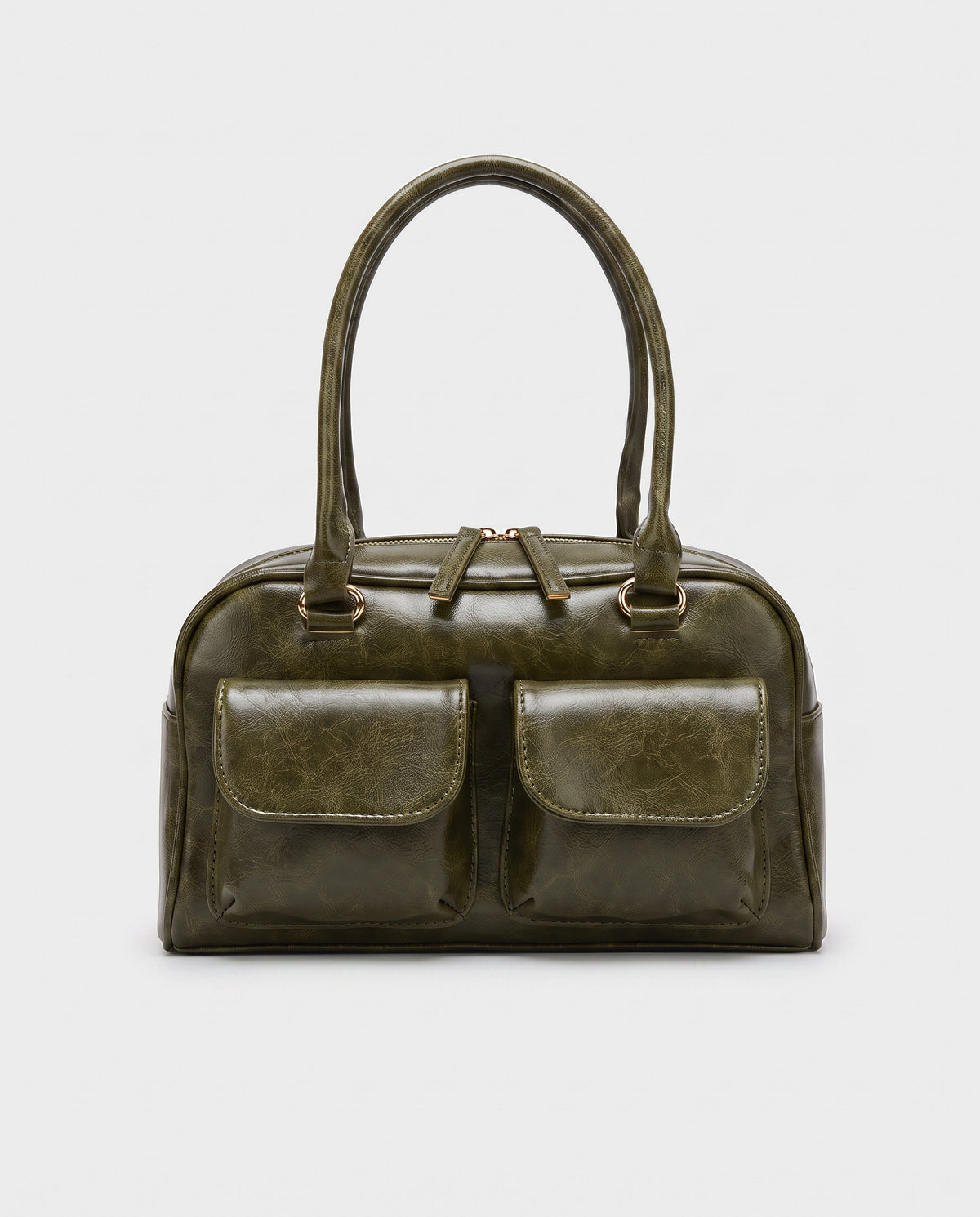 Nanami Bowler Bag in Olive