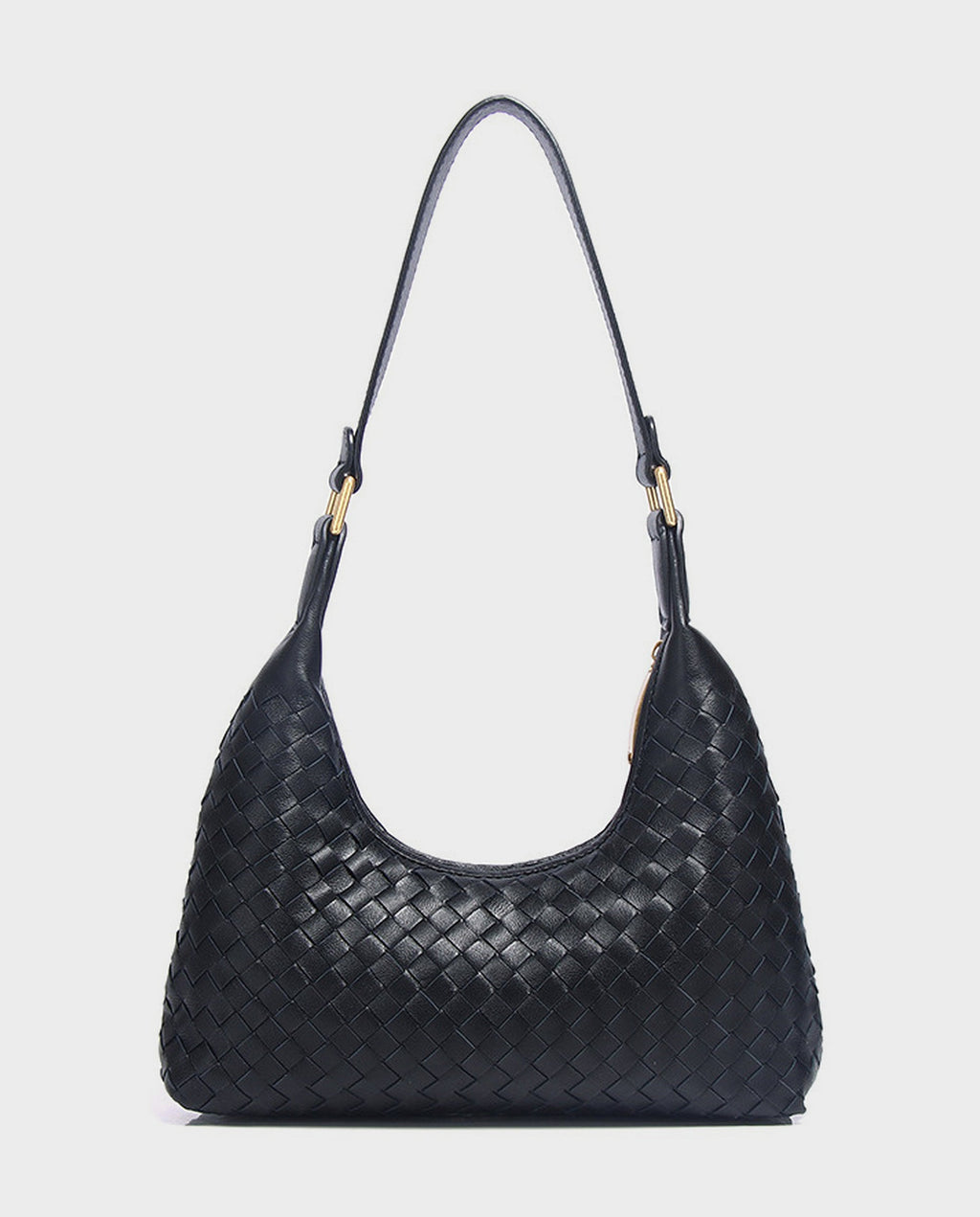 Seri Woven Shoulder Bag in Navy - view 1
