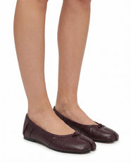 Nodoka Tabi Ballerina in Oxblood