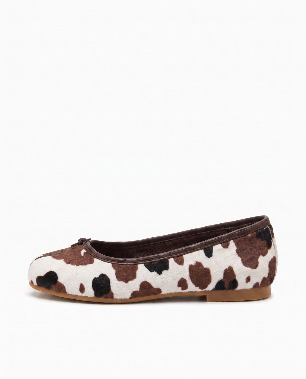 Tora Tabi Flat in Cow Print