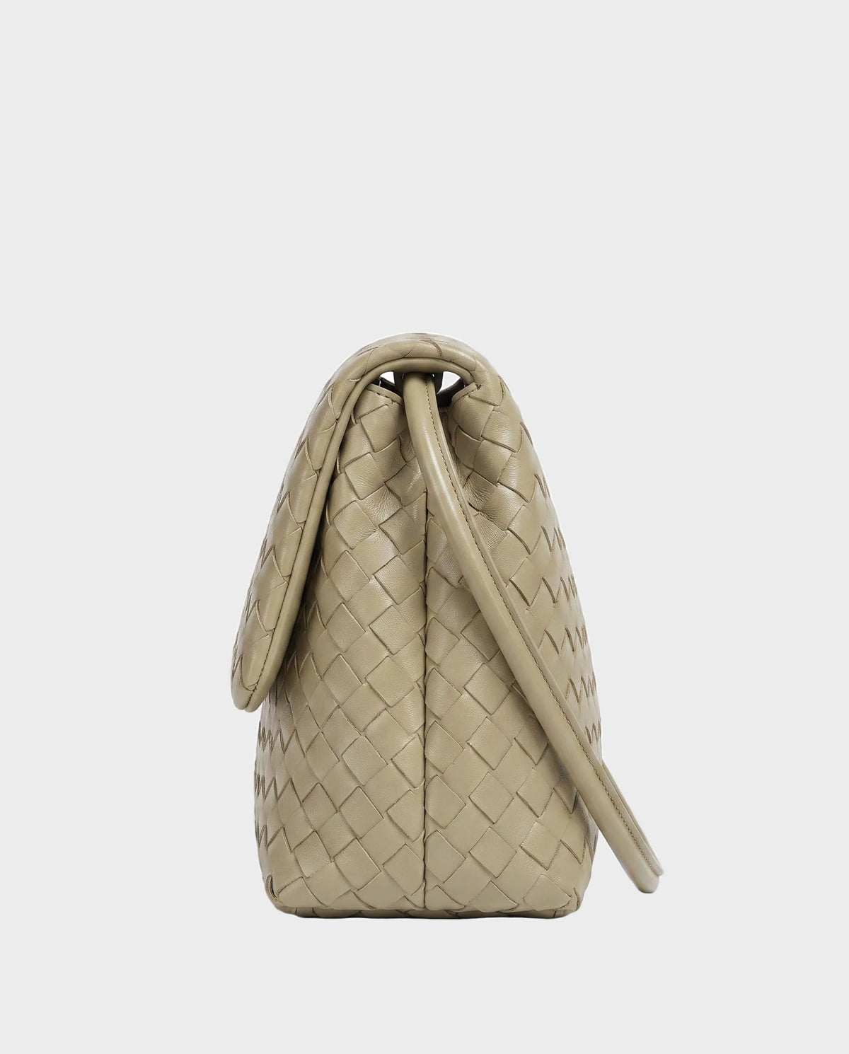 Yayoi Ring-Handle Bag in Sage