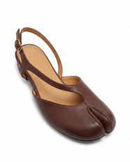Hotaru Tabi Slingback in Brown
