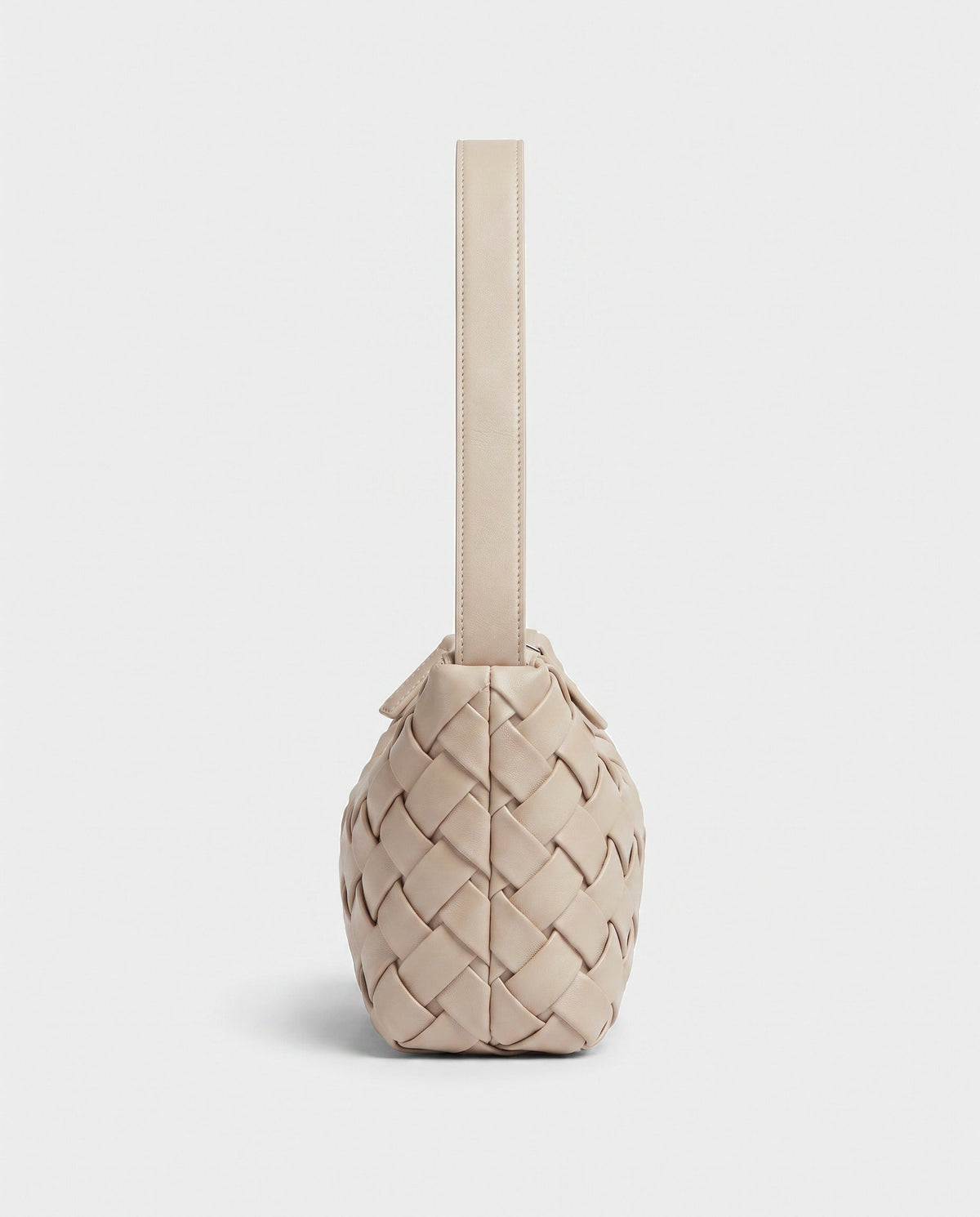 Umi Woven Slouch Hobo in Cream