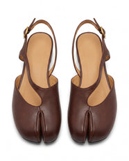 Hotaru Tabi Slingback in Brown